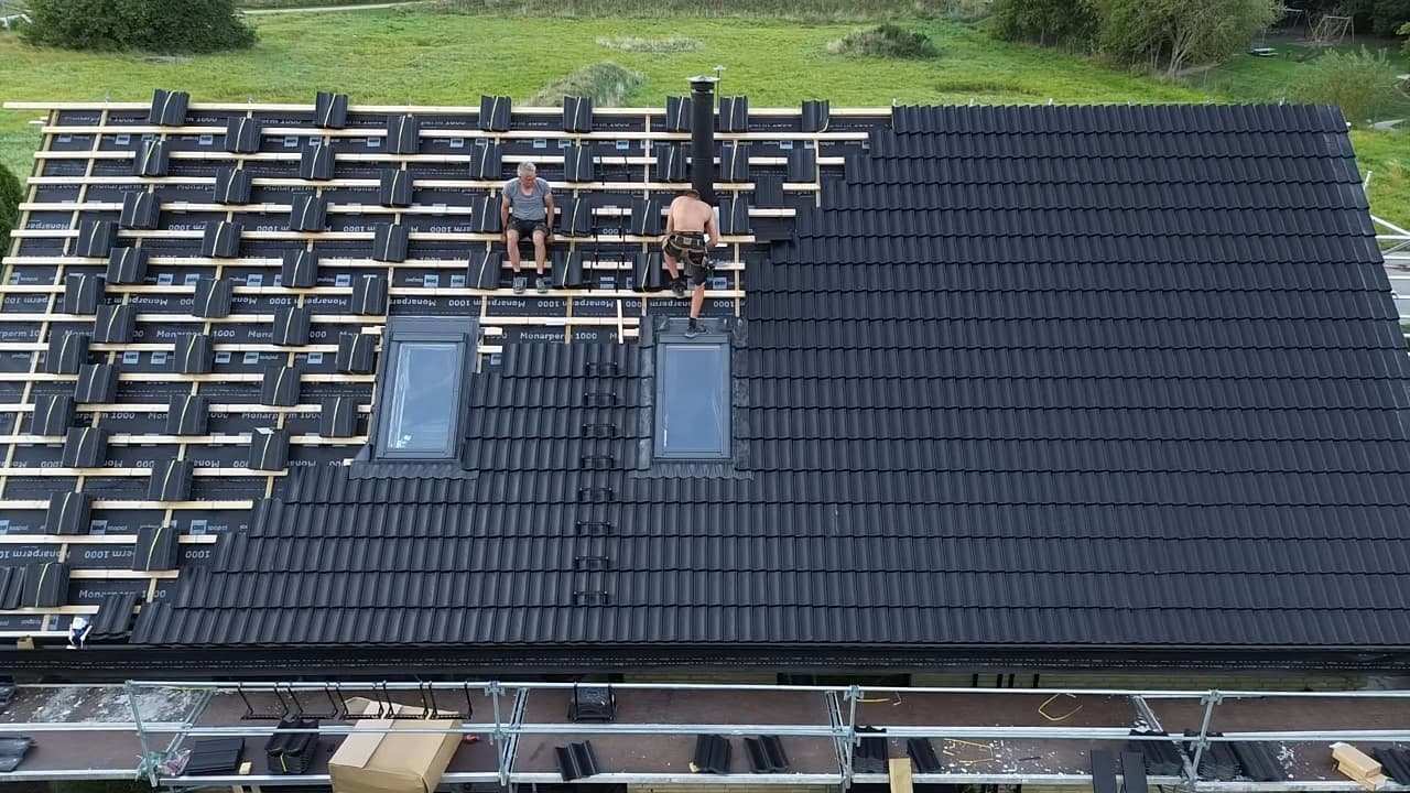 Professionelt tagarbejde med tagsten i Nordsjælland